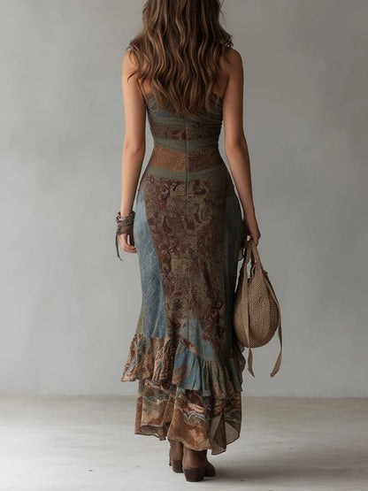 Aitana – Robe midi asymétrique, image 3
