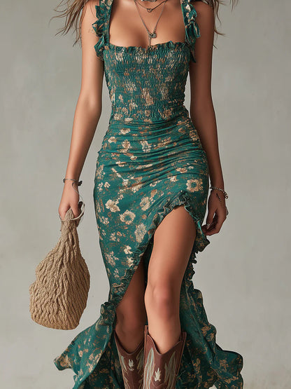 Alma – Robe longue bohème fleurie, image 7