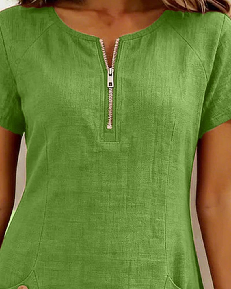 Pauline – Robe légère en coton et lin, image 17