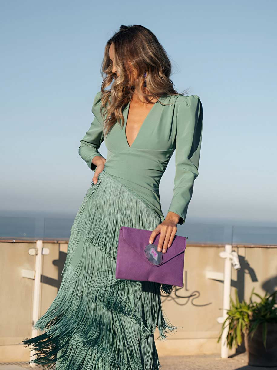 Anaïs – Robe longue à franges, image 10