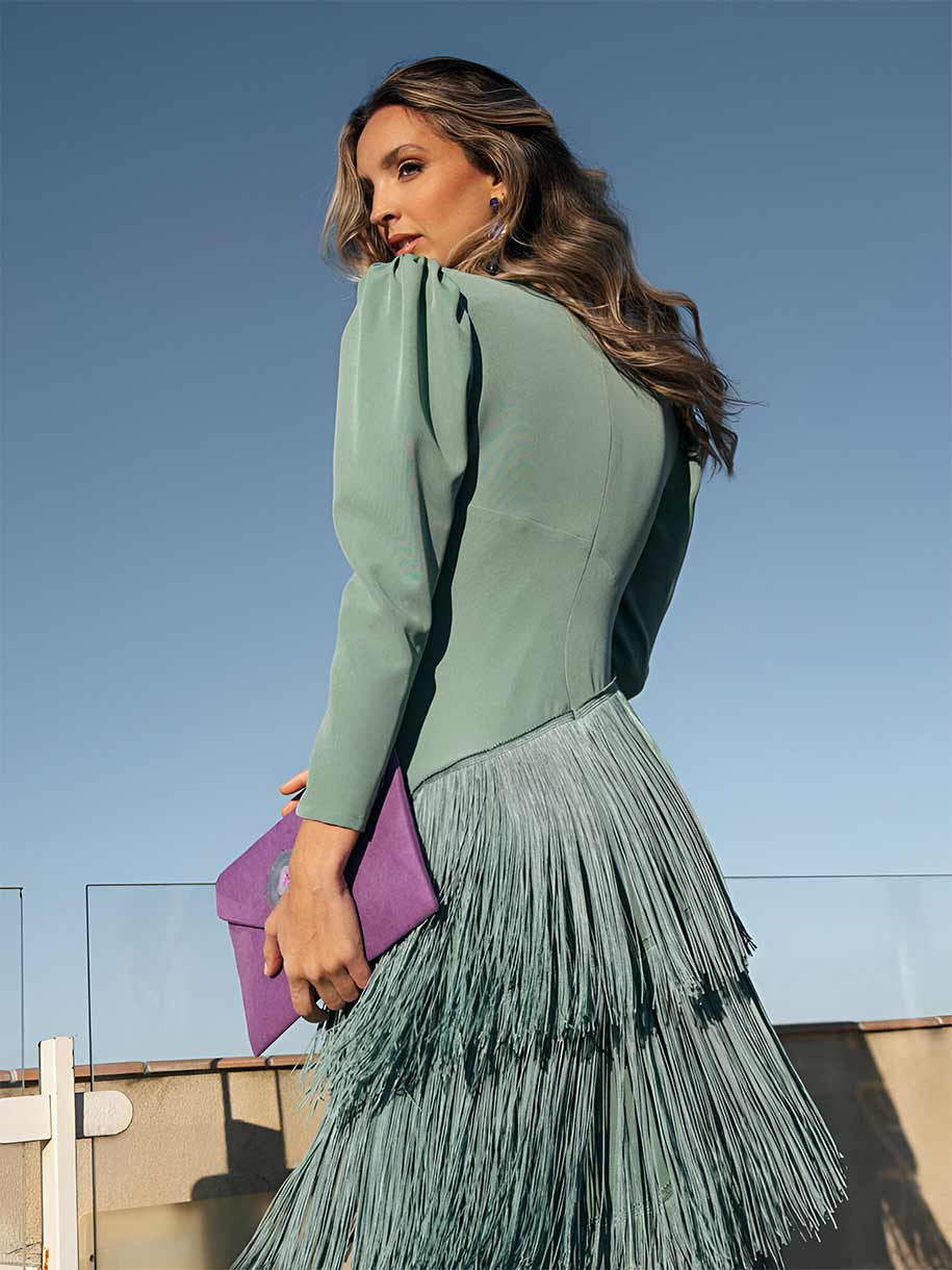 Anaïs – Robe longue à franges, image 8