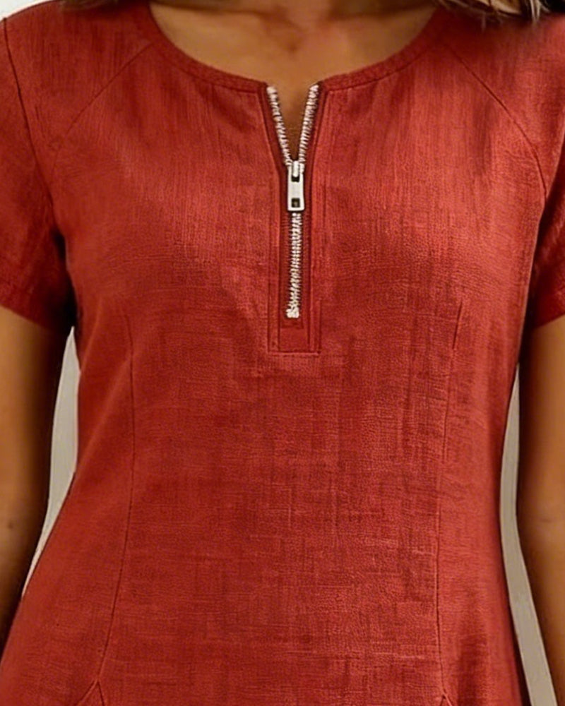 Pauline – Robe légère en coton et lin, image 8