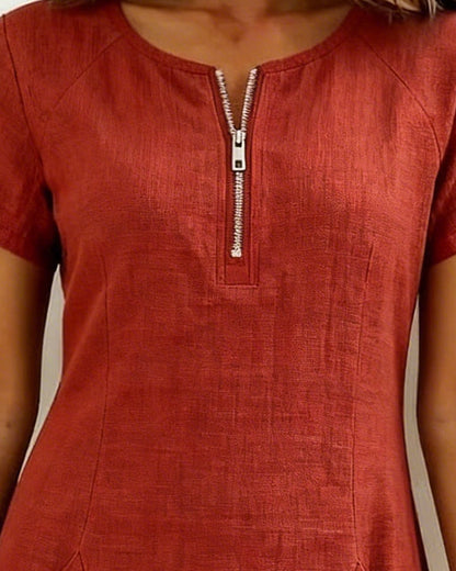 Pauline – Robe légère en coton et lin, image 8