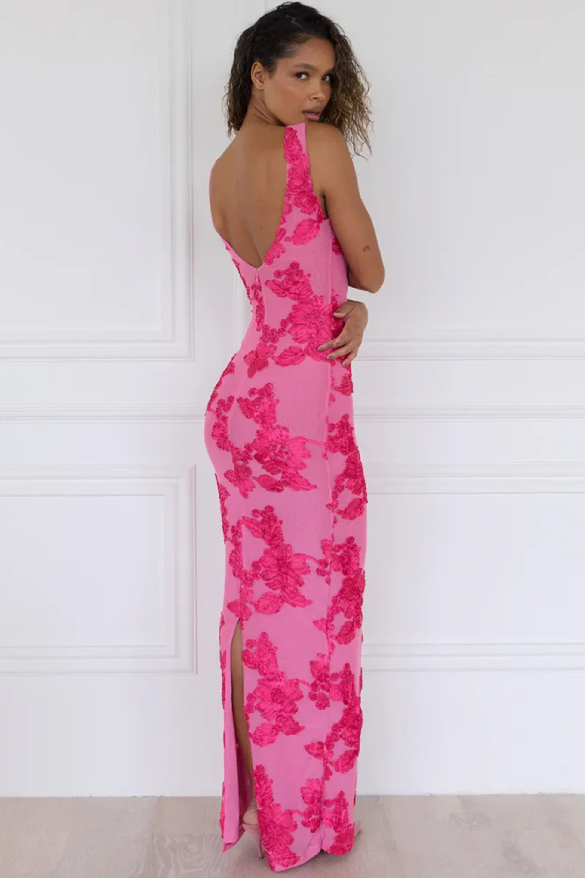 Héloïse – Robe longue en tulle fleuri, image 4