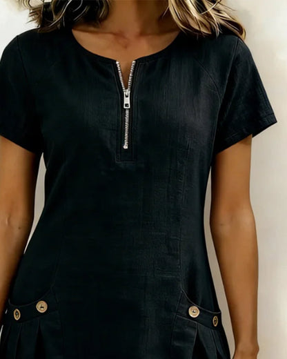 Pauline – Robe légère en coton et lin, image 11