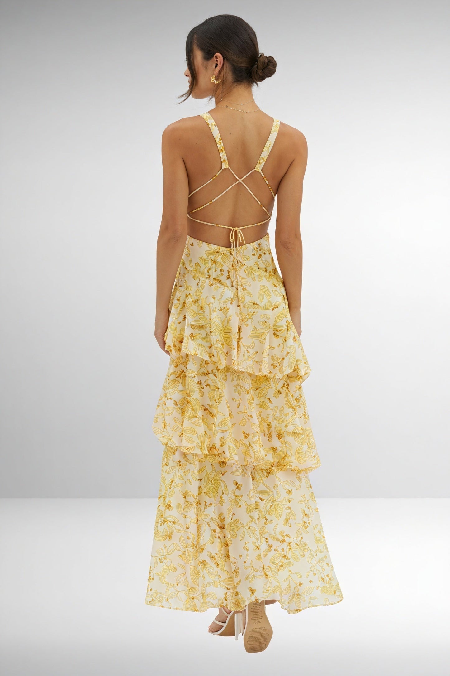 Adèle – Robe fleurie fluide à décolleté profond, image 16