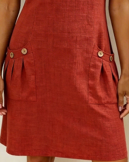 Pauline – Robe légère en coton et lin, image 7