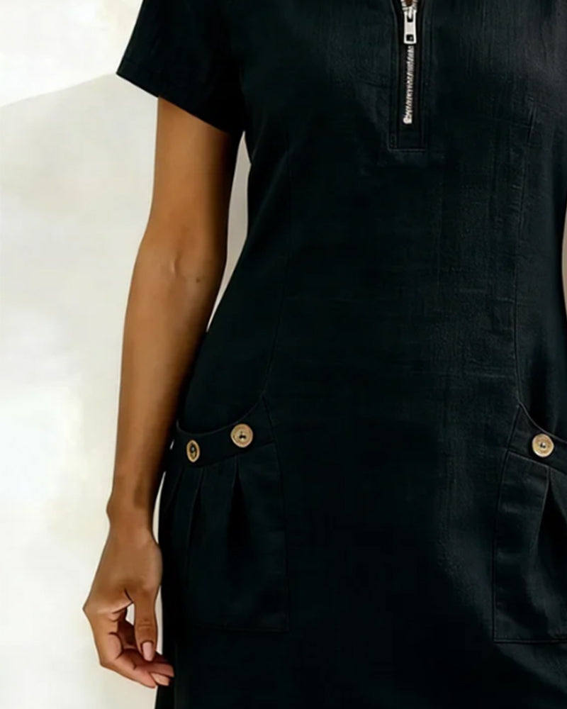 Pauline – Robe légère en coton et lin, image 10