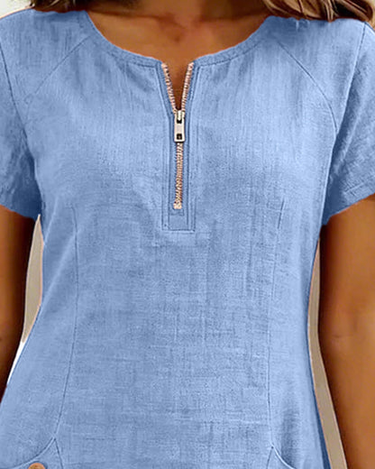 Pauline – Robe légère en coton et lin, image 4