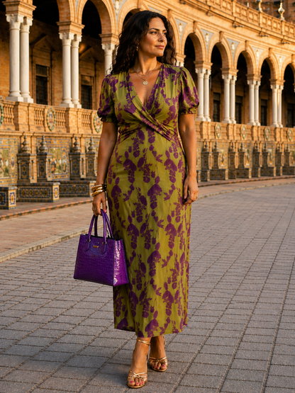 Romane – Robe longue fleurie à la coupe fluide, image 3