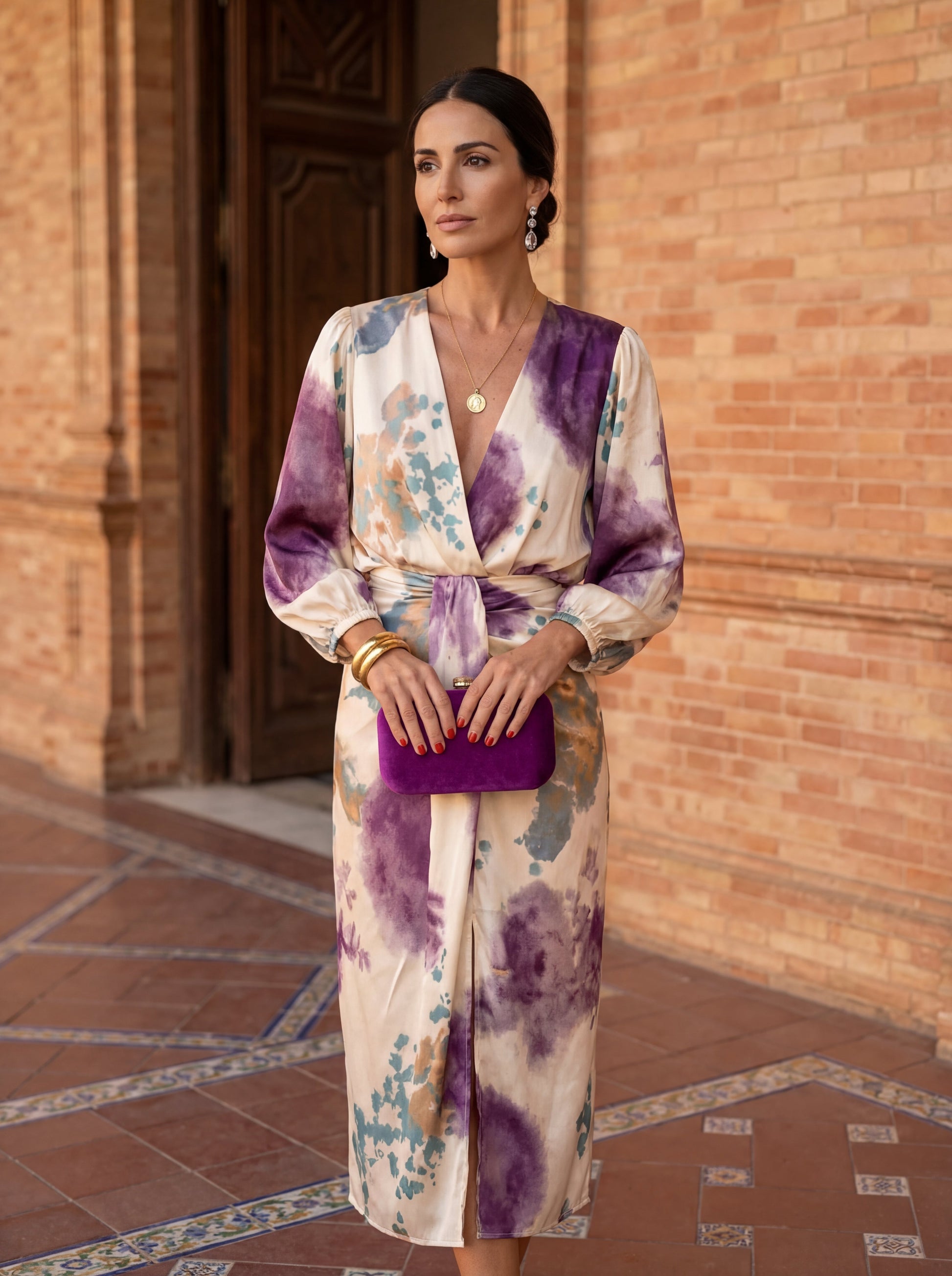 Océane – Robe à décolleté en V, image 1