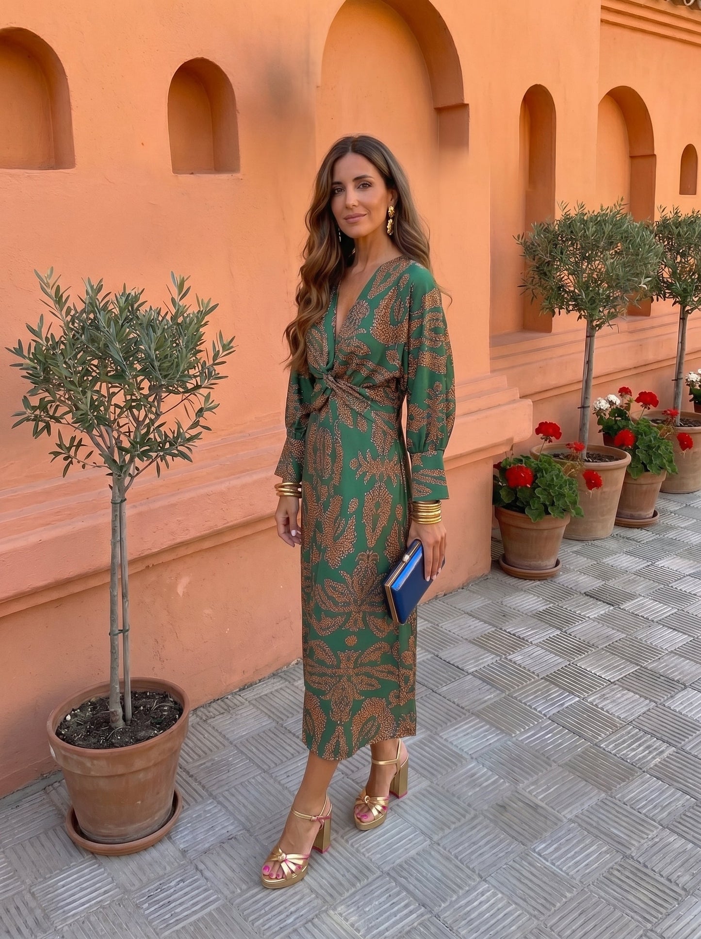 Maëlle – Robe midi imprimée, image 3