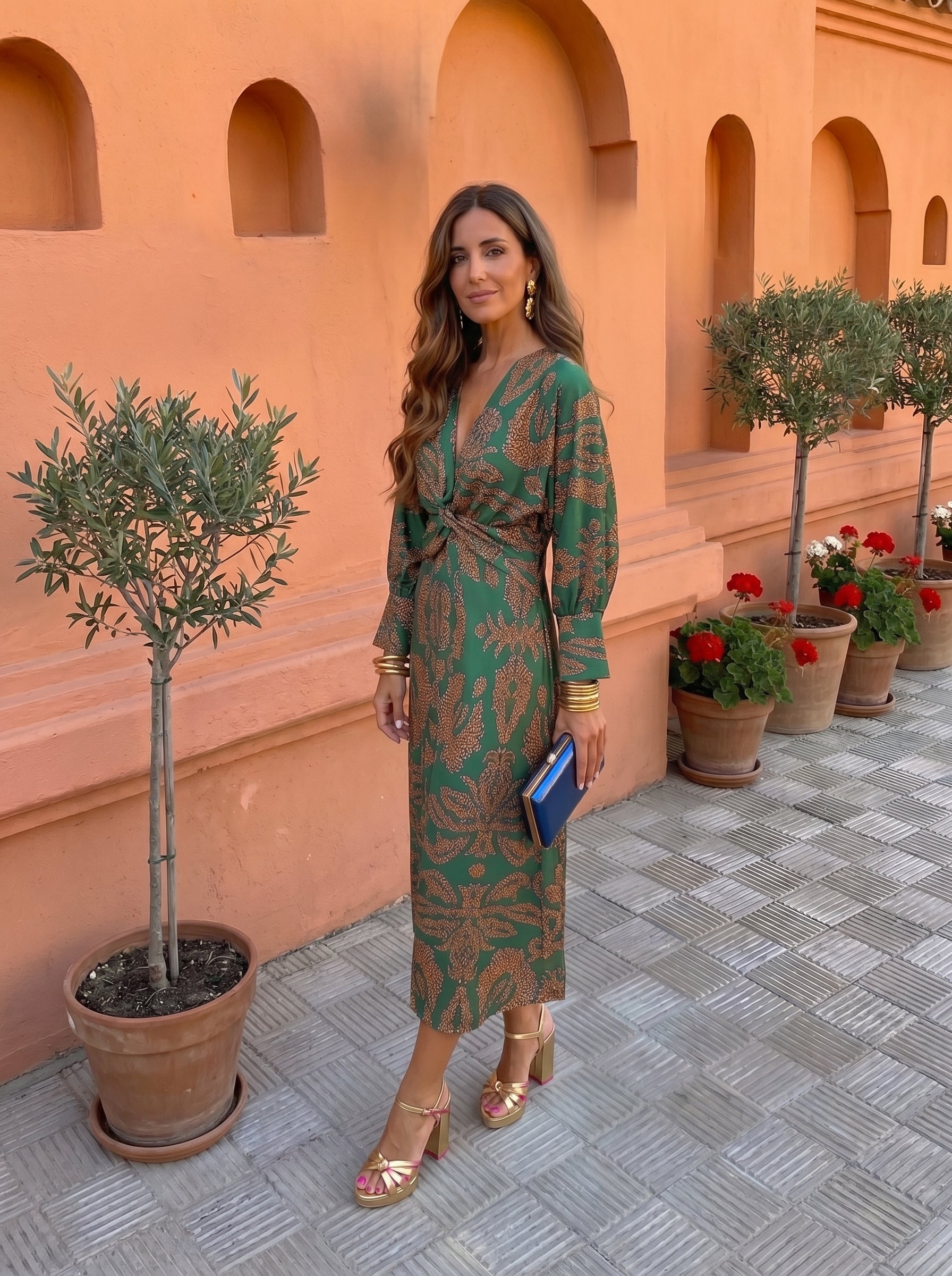 Maëlle – Robe midi imprimée, image 3