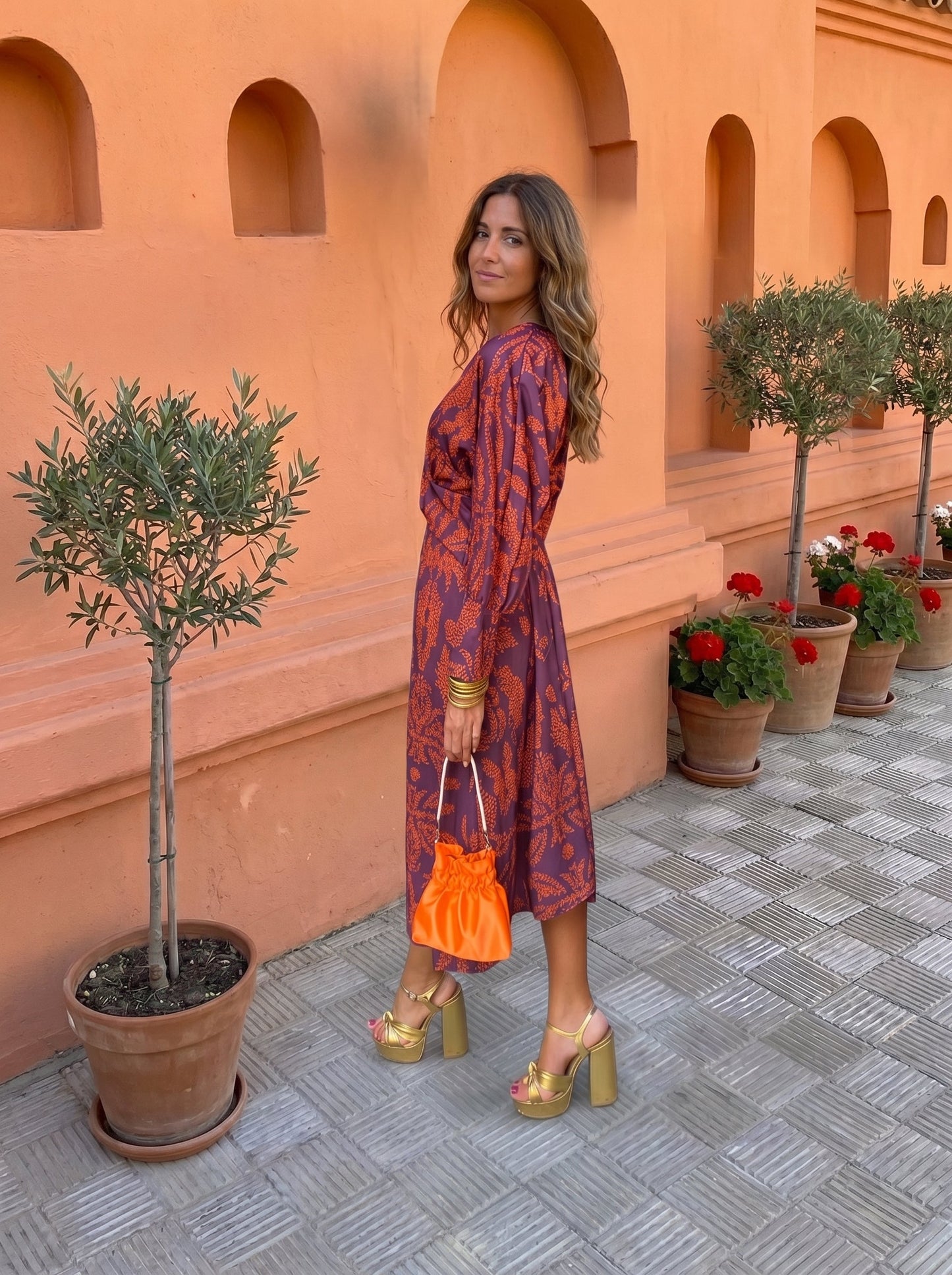 Maëlle – Robe midi imprimée, image 5