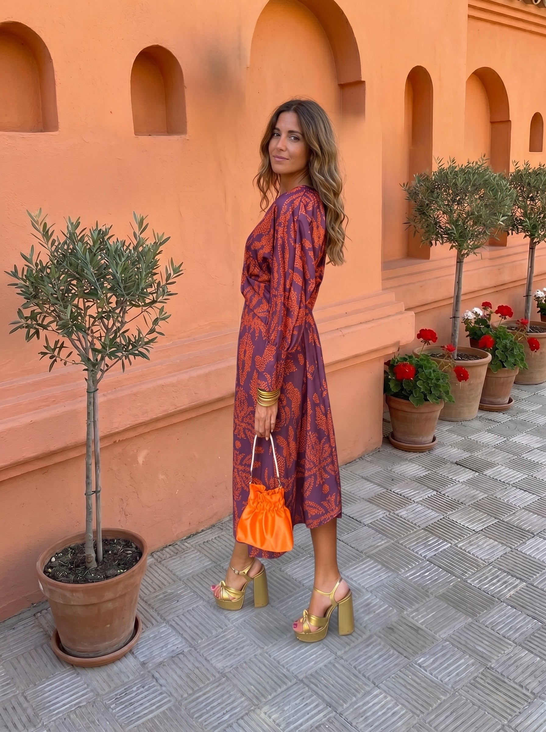 Maëlle – Robe midi imprimée, image 5
