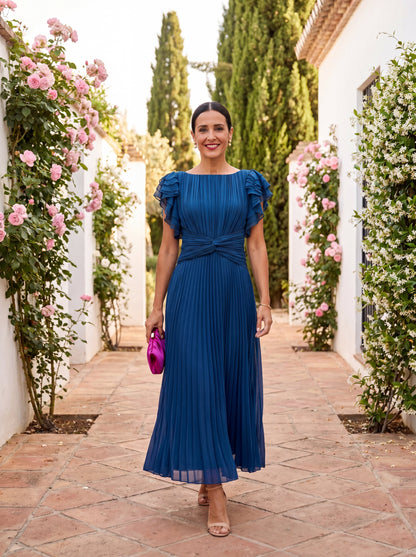 Camille – Robe fluide à taille marquée, image 2