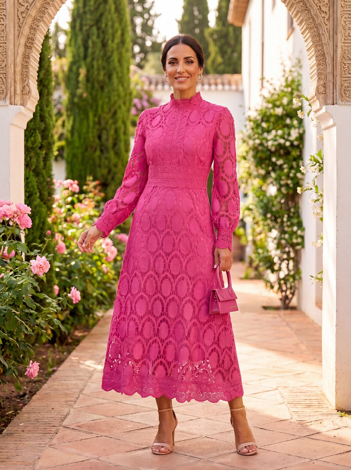 Mathilde – Robe en dentelle printanière, image 1