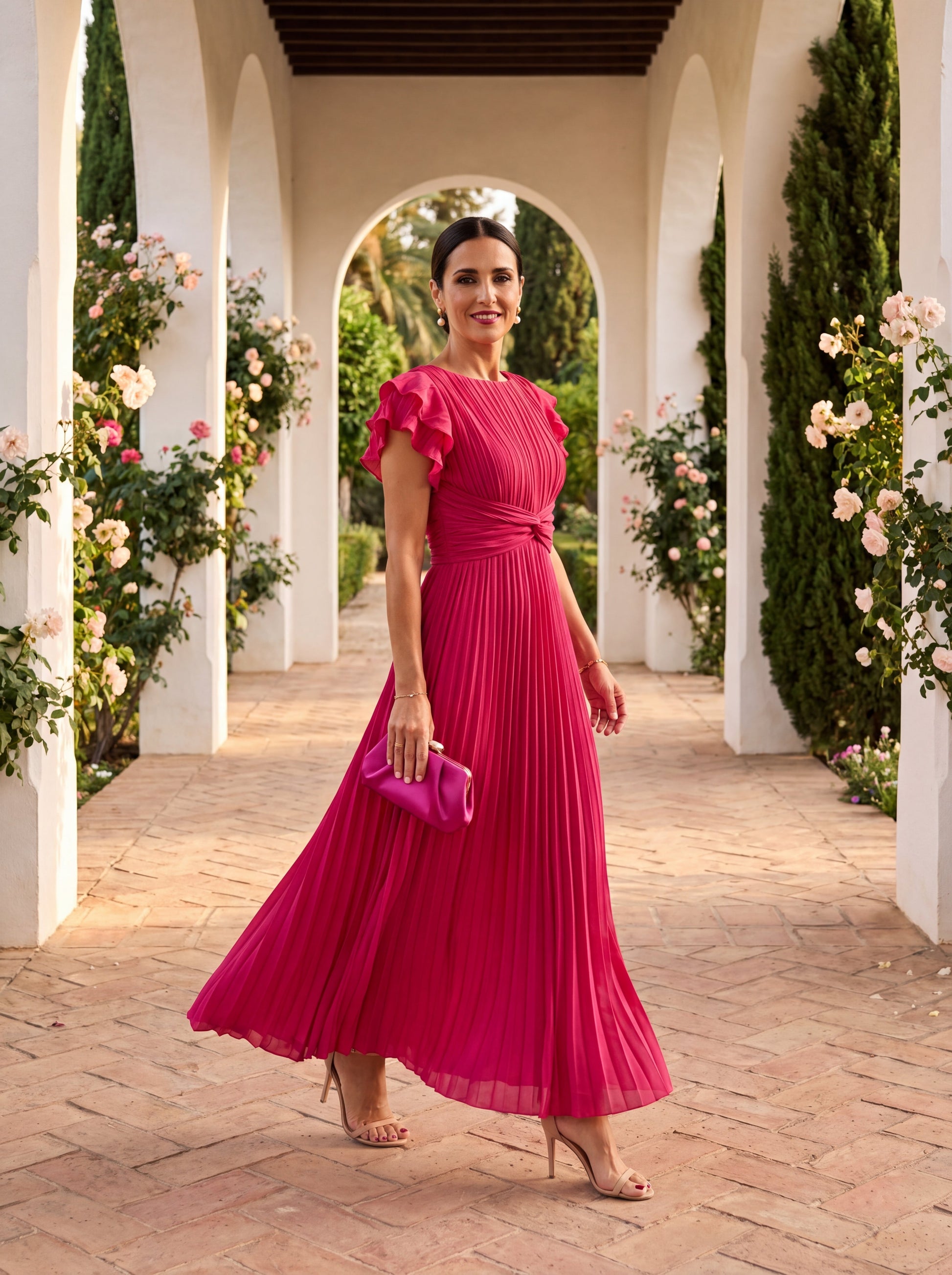 Camille – Robe fluide à taille marquée, image 5
