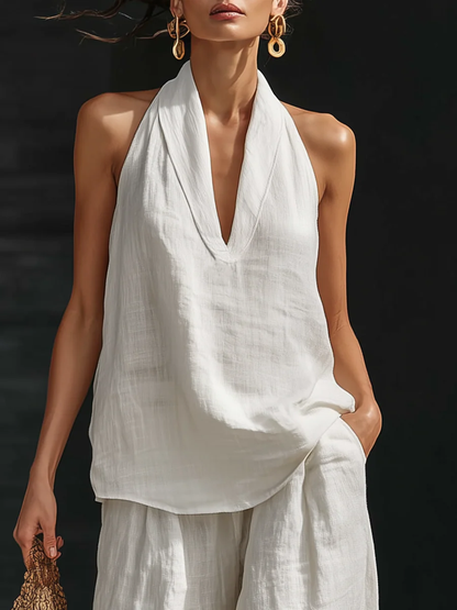 Ensemble Louison – sans manches et pantalon large, image 6