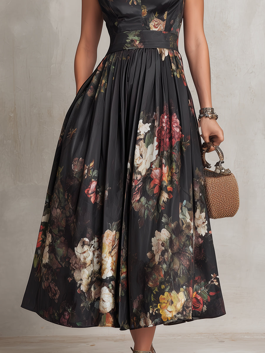 Sienna – Robe midi fleurie, image 5