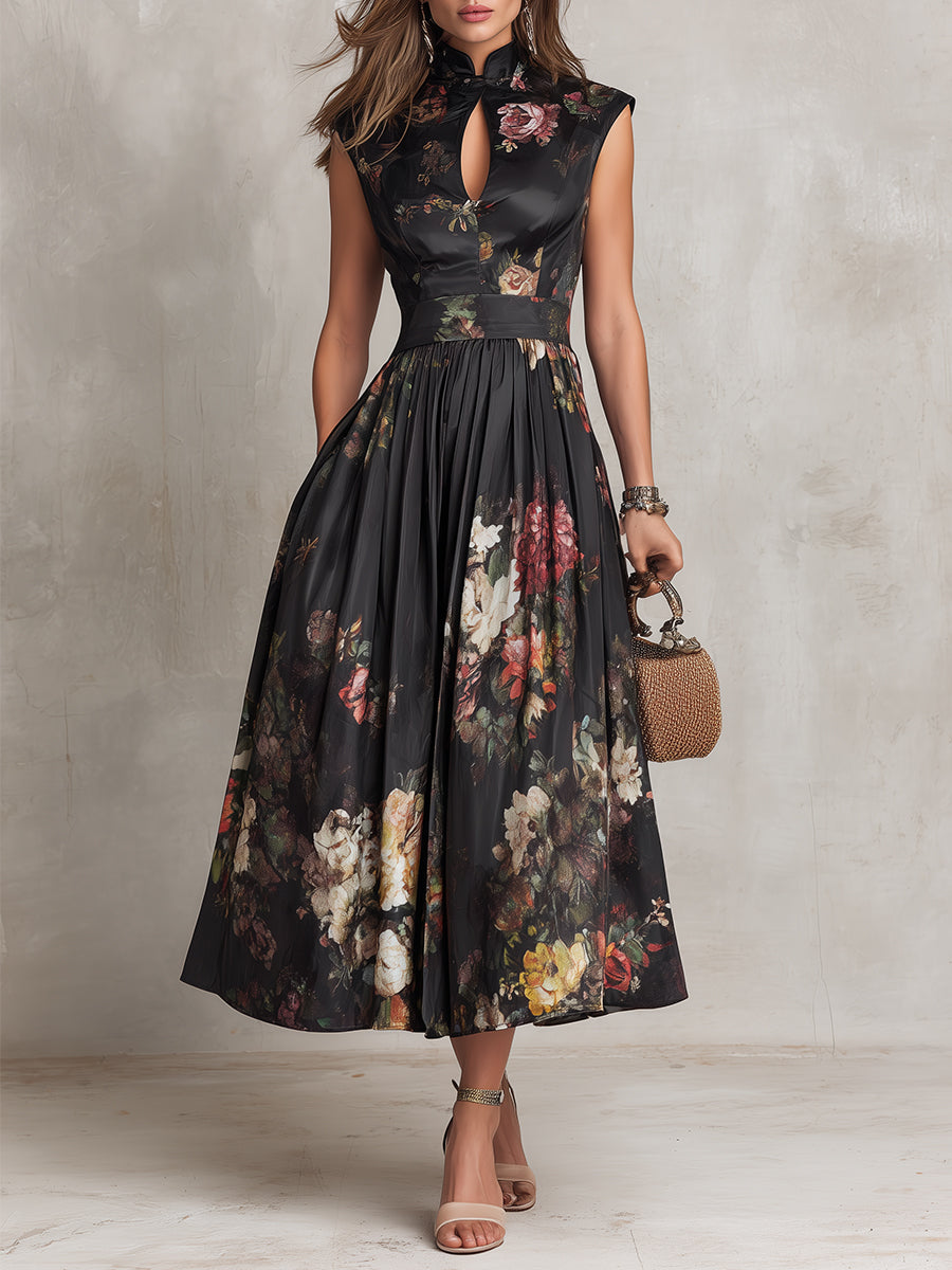 Sienna – Robe midi fleurie, image 2