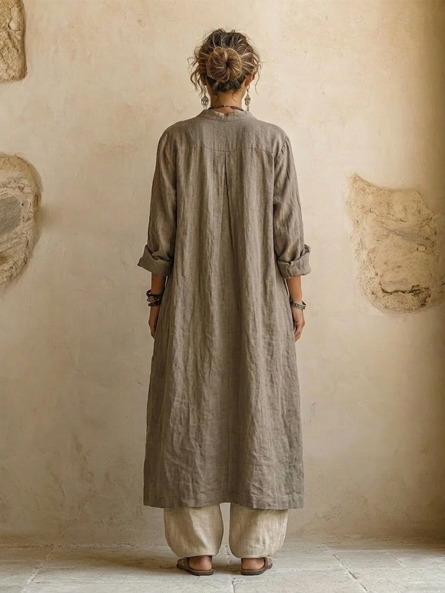 Ensemble Philomène – trois pièces coton et lin, image 2