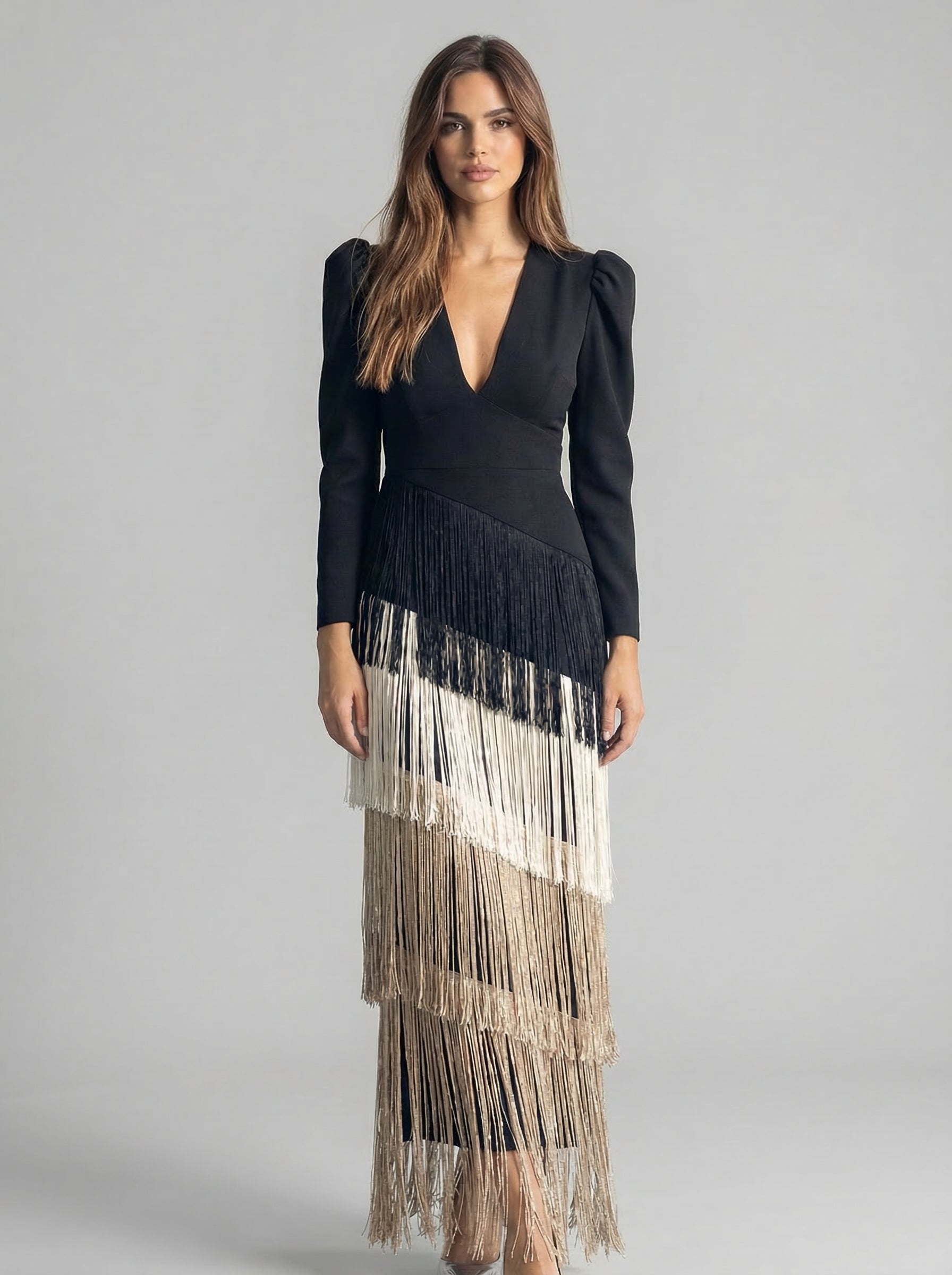 Anaïs – Robe longue à franges, image 16