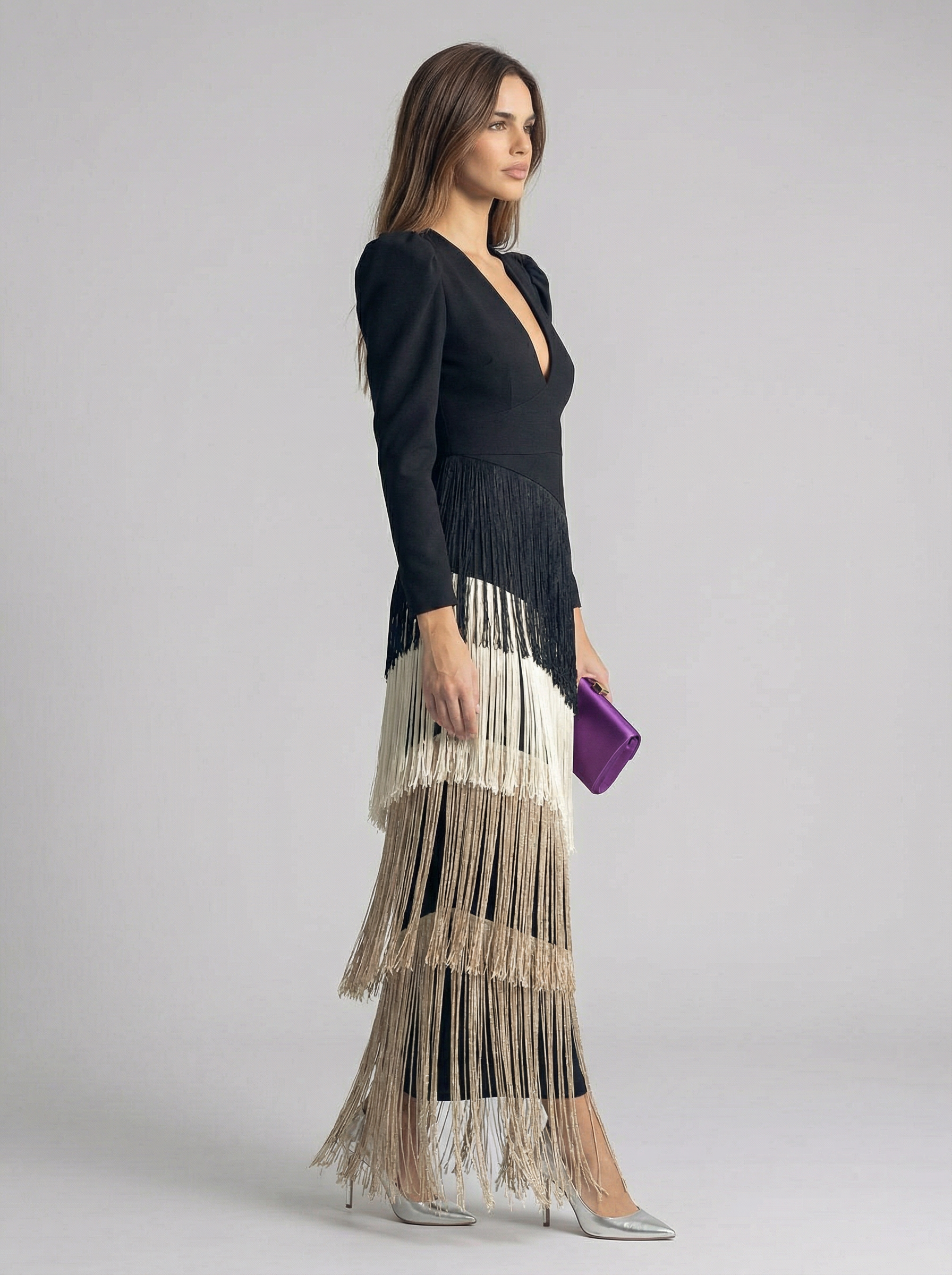 Anaïs – Robe longue à franges, image 13