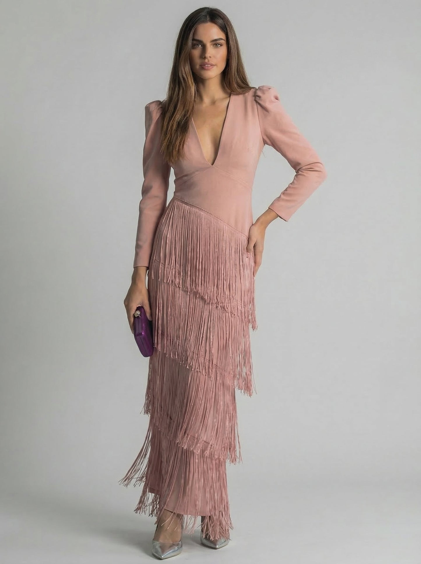 Anaïs – Robe longue à franges, image 14