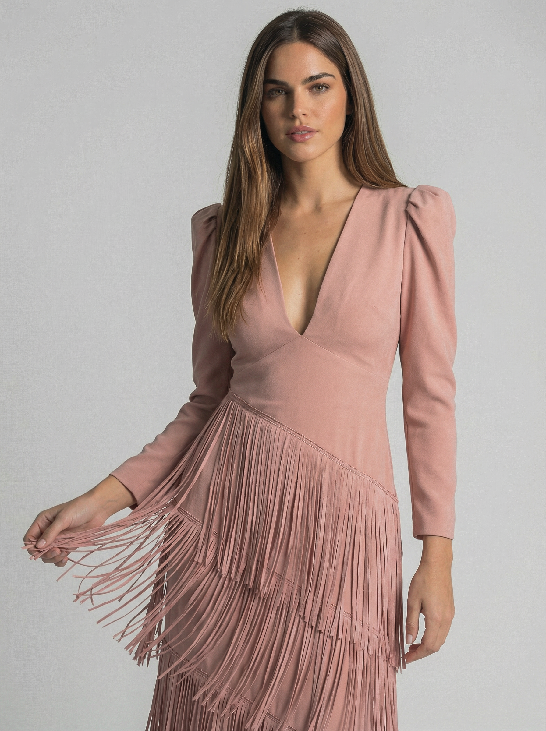 Anaïs – Robe longue à franges, image 15