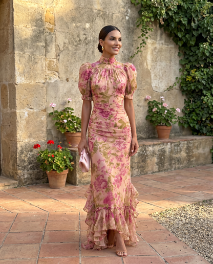 Pauline – Robe fleurie en mousseline, image 1