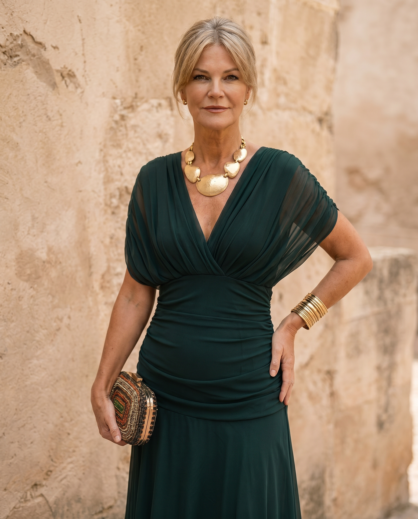 Juliette – Robe longue de cérémonie à décolleté cœur, image 1