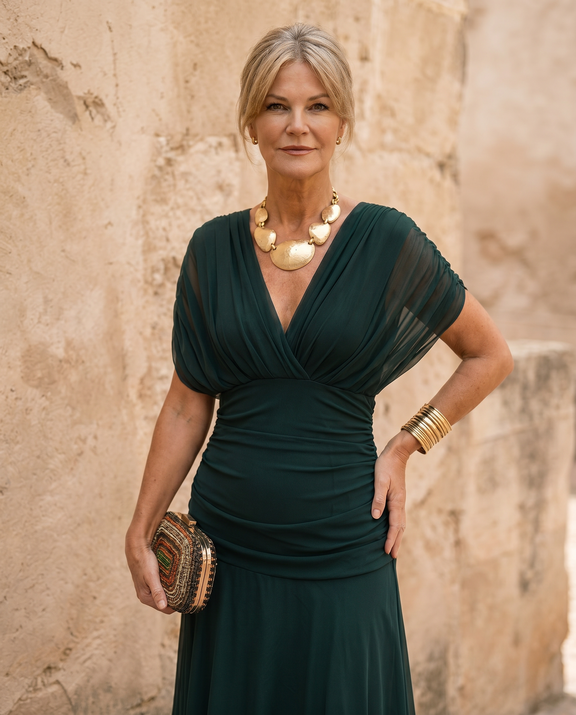 Juliette – Robe longue de cérémonie à décolleté cœur, image 1
