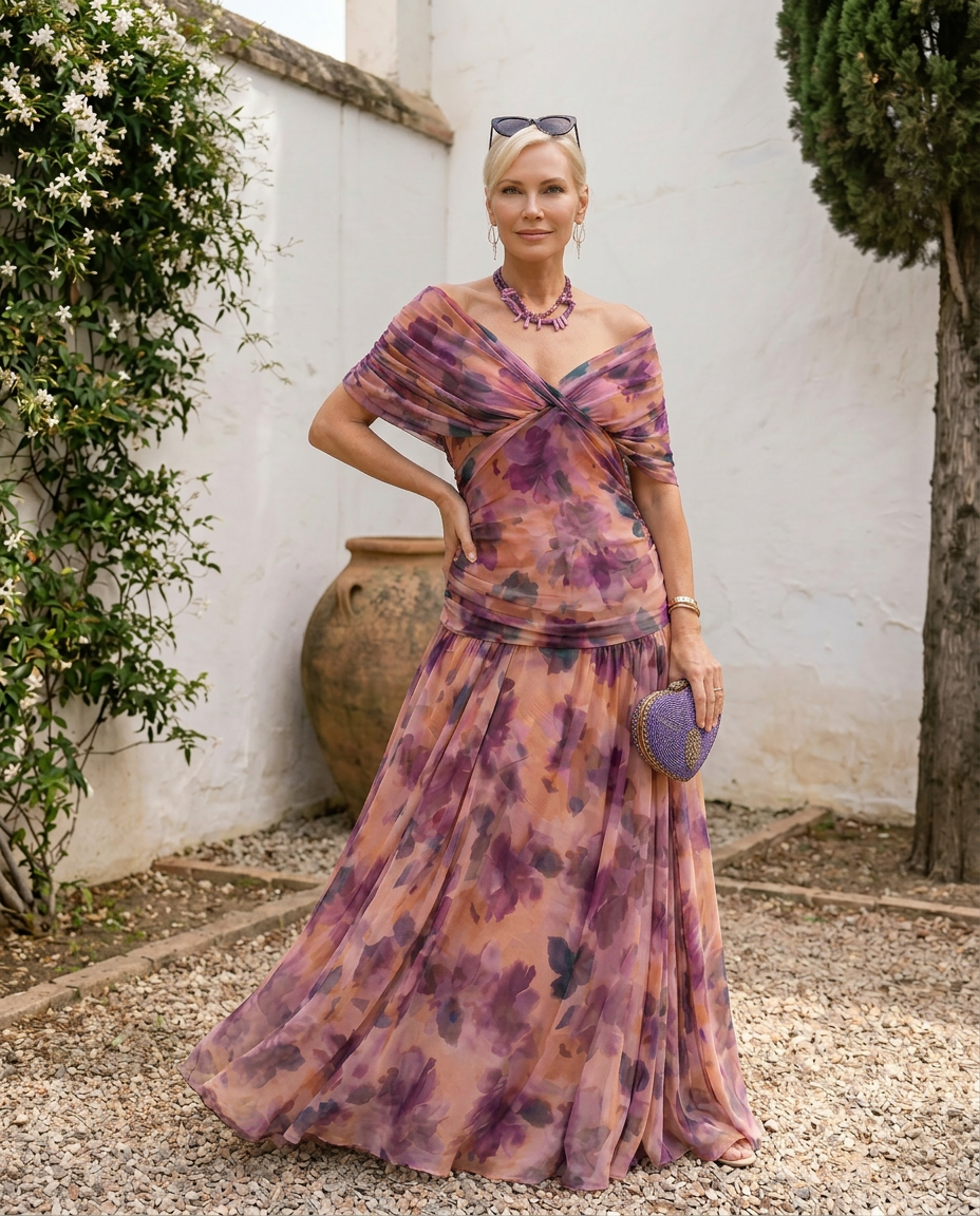 Juliette – Robe longue de cérémonie à décolleté cœur, image 7