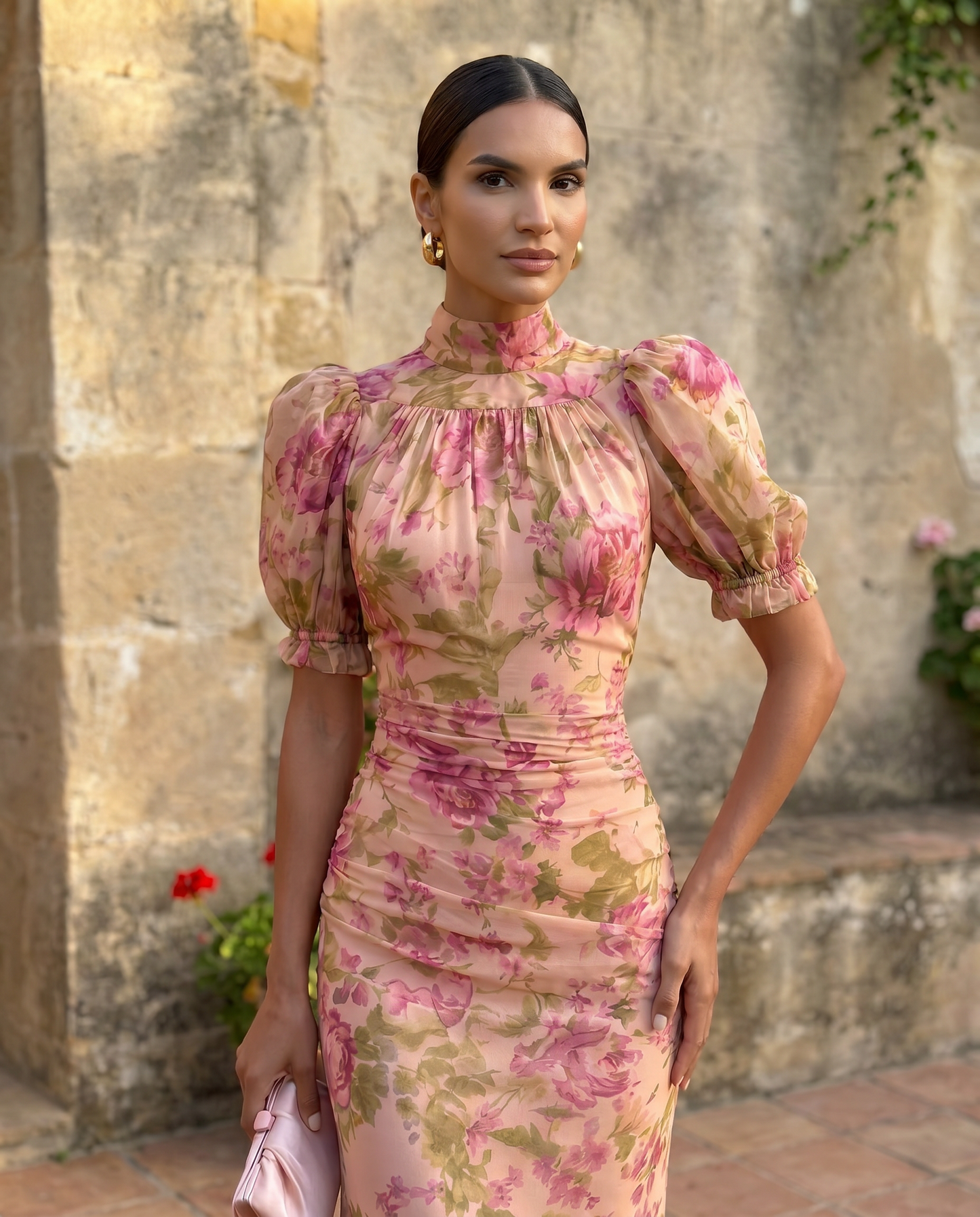 Pauline – Robe fleurie en mousseline, image 3