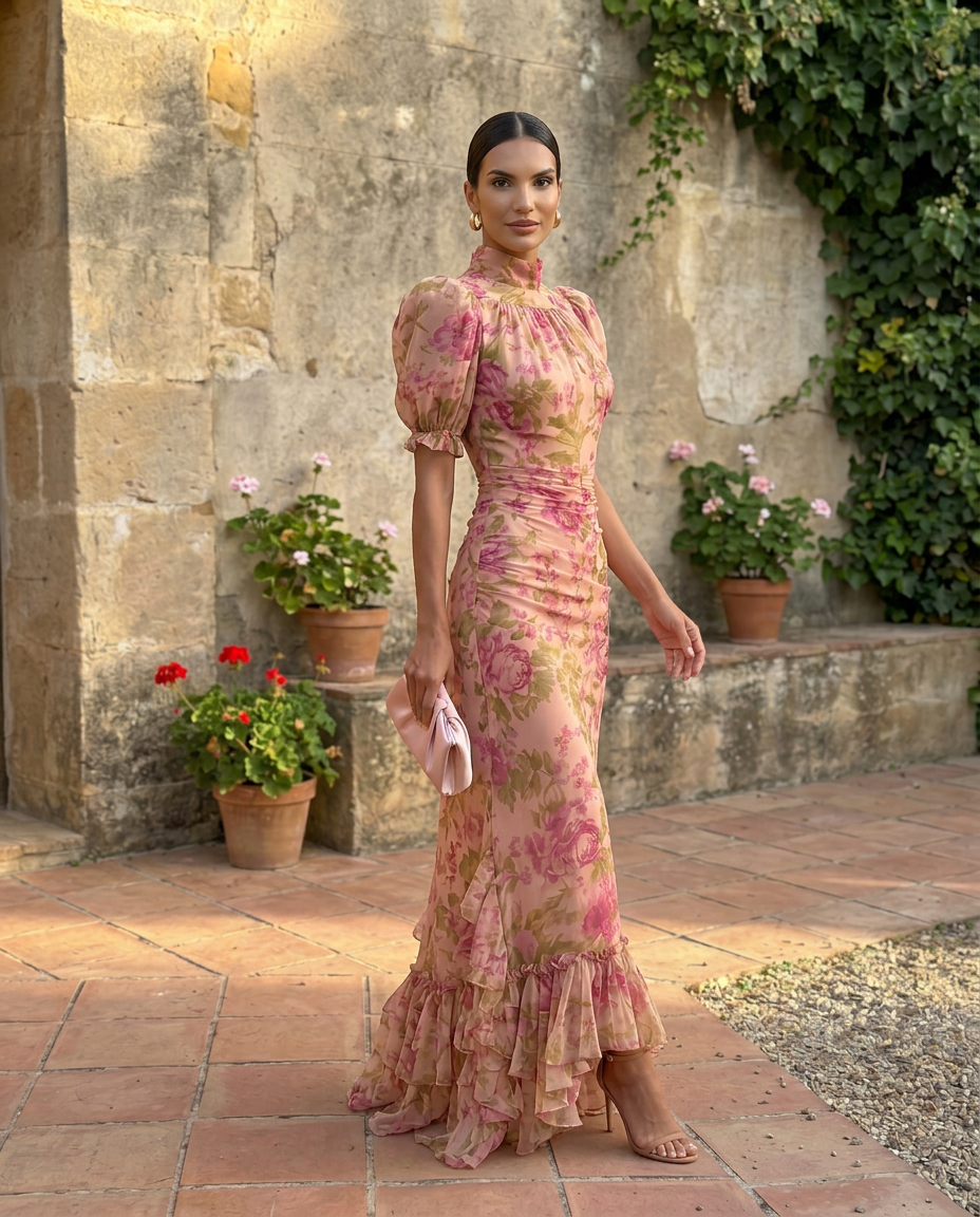 Pauline – Robe fleurie en mousseline, image 2