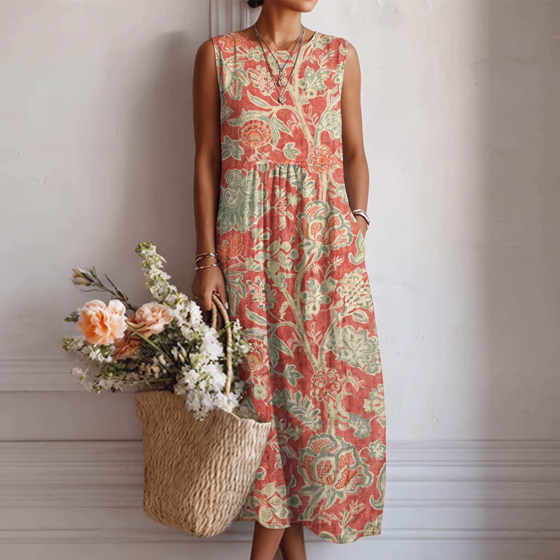 Amandine – Robe midi du quotidien, image 1