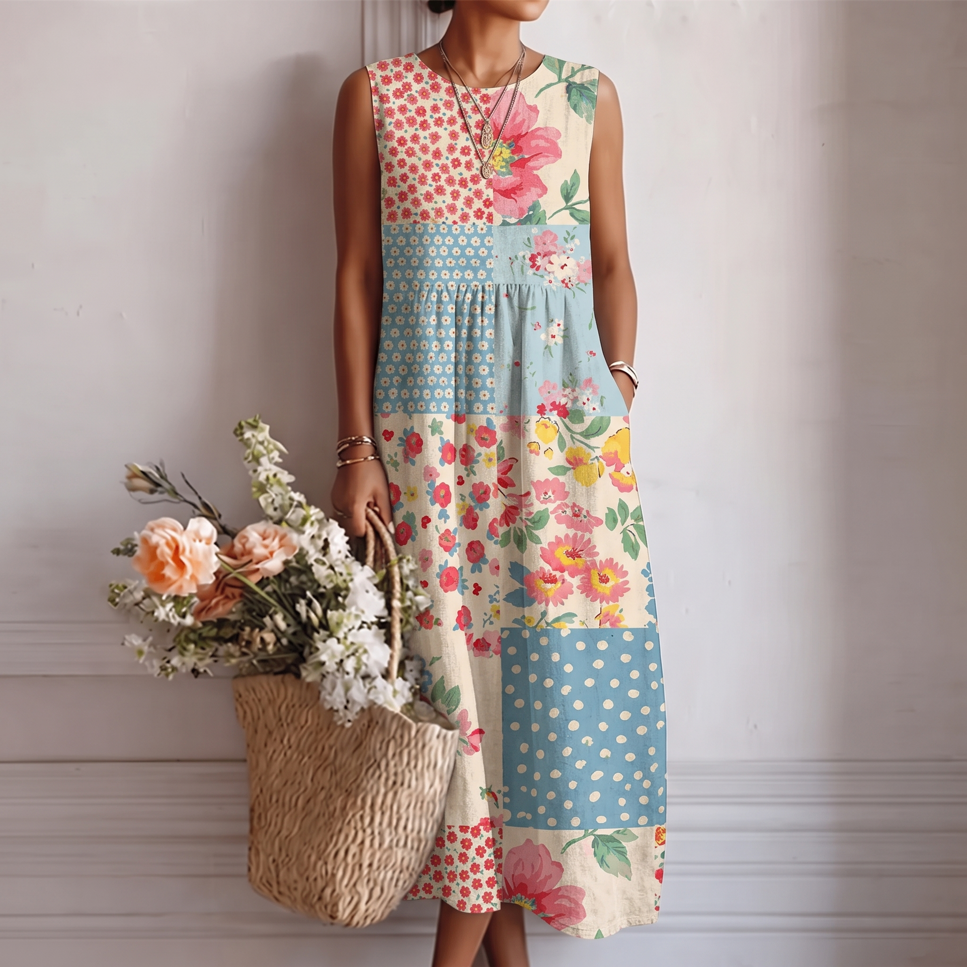 Mireille – Robe midi du quotidien, image 1