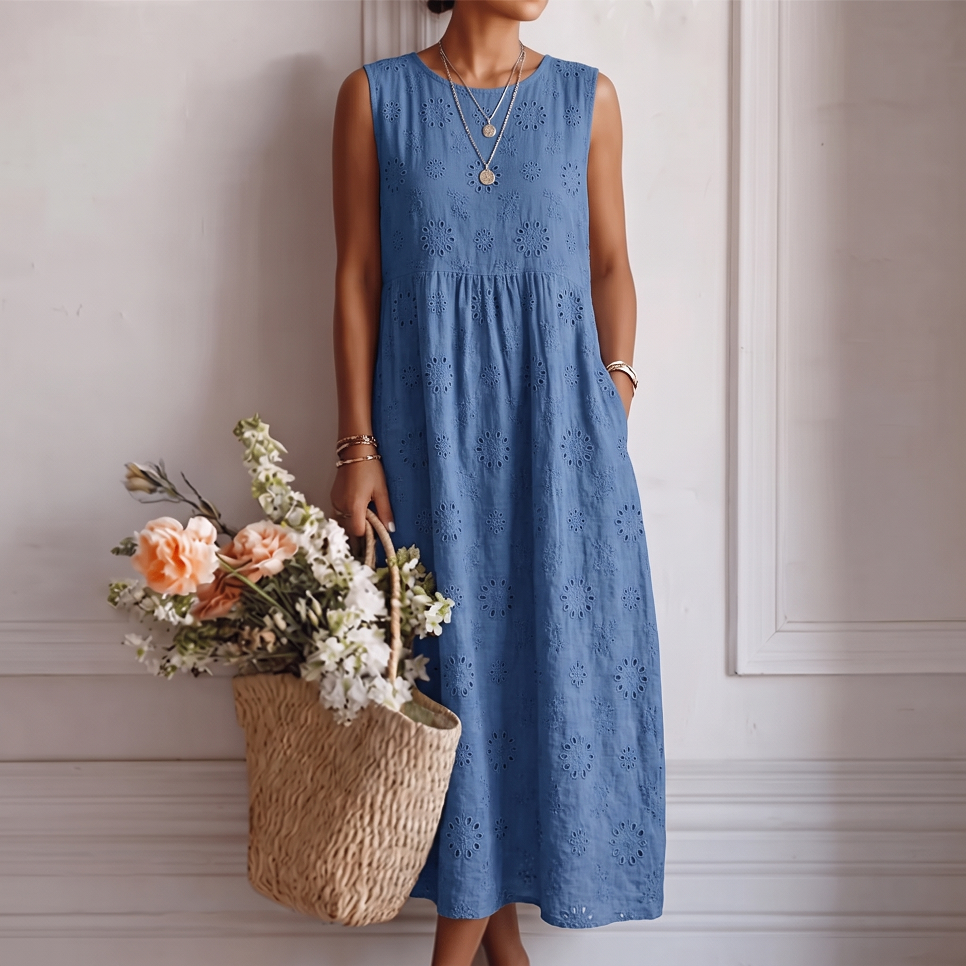 Annabelle – Robe midi d’été du quotidien, image 1