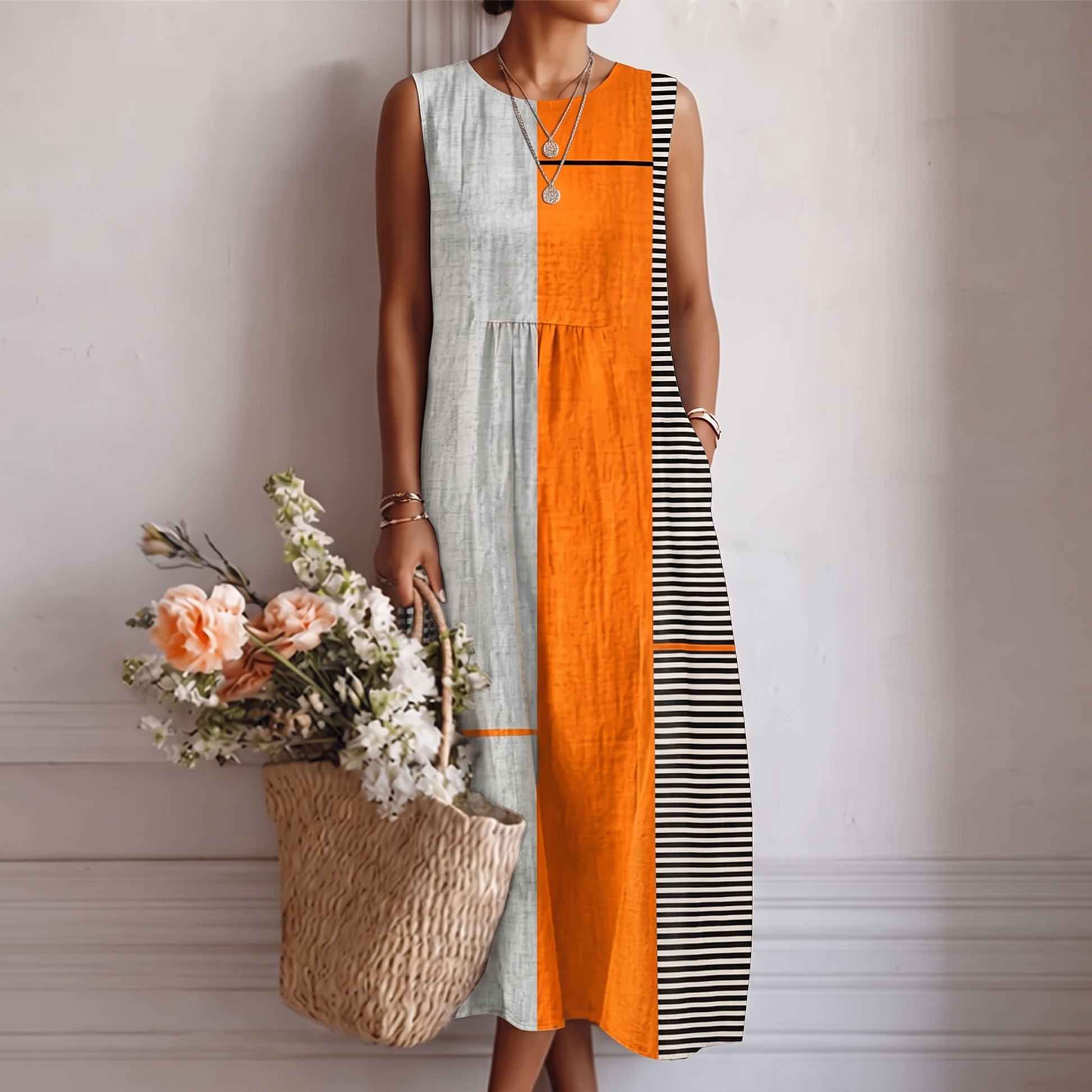 Gaëlle – Robe midi du quotidien, image 1